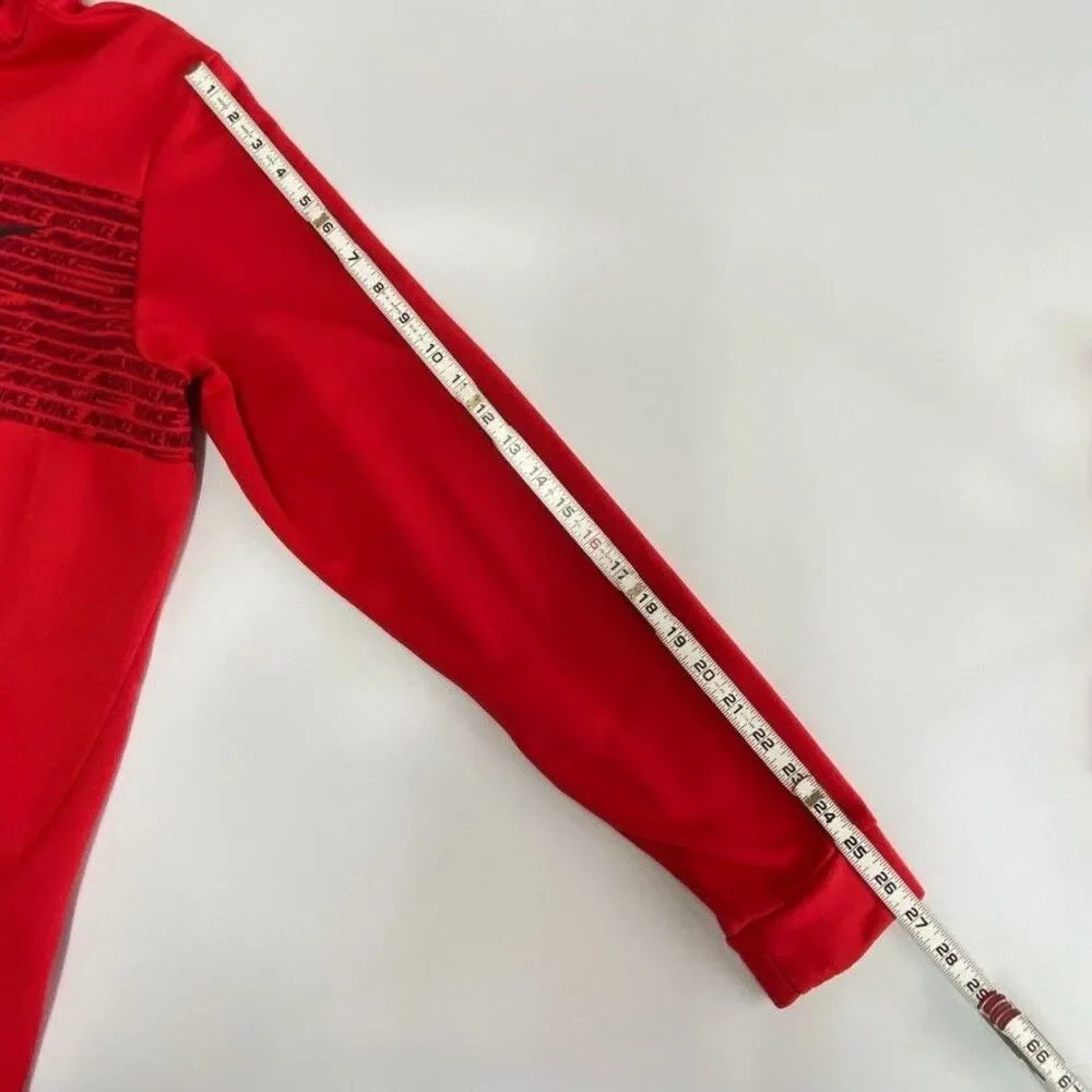 Nike Dri-FIT Hoodie Men's L Red Pullover Sweatshirt BV2764-657